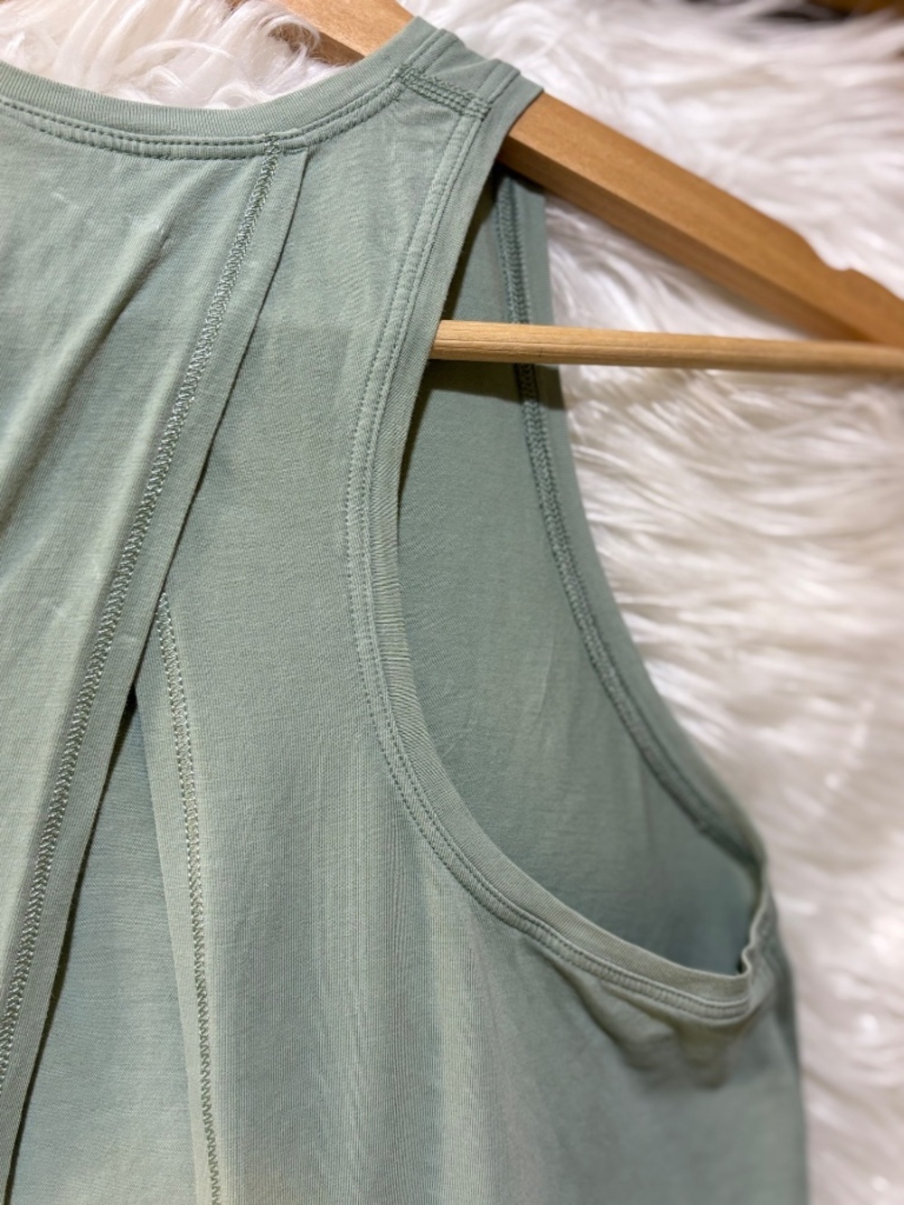 Like New [Lululemon] Open Back Sleeveless Teal Green <All Tied Up> Tank Top | 8 - Picture 8 of 16
